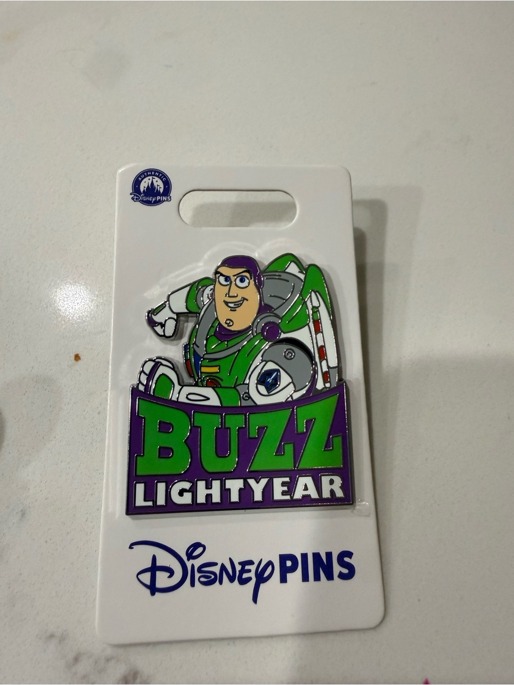 Buzz Lightyear Disney Pin on Card